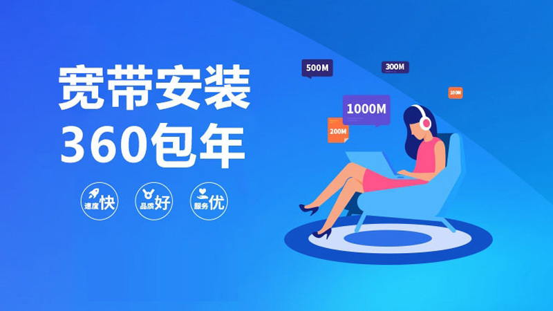 婺源电信宽带套餐价格，100M包1年仅需360元